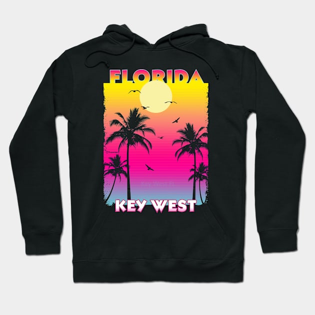 Key West Florida FL Hoodie by SunsetParadise